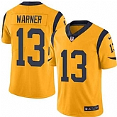 Nike Men & Women & Youth Rams 13 Kurt Warner Yellow Limited Color Rush Jersey,baseball caps,new era cap wholesale,wholesale hats